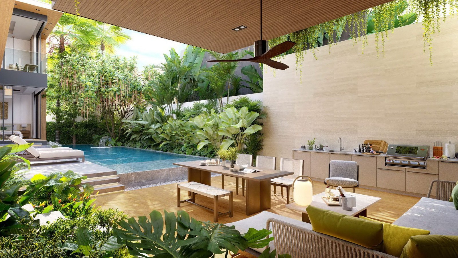 Outdoor Kitchen & BBQ Terrace