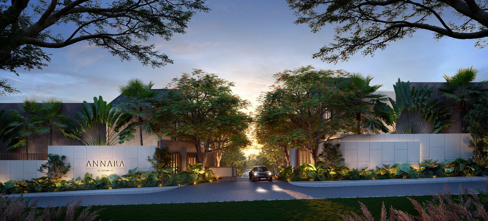 Annara Residences — gated entrance